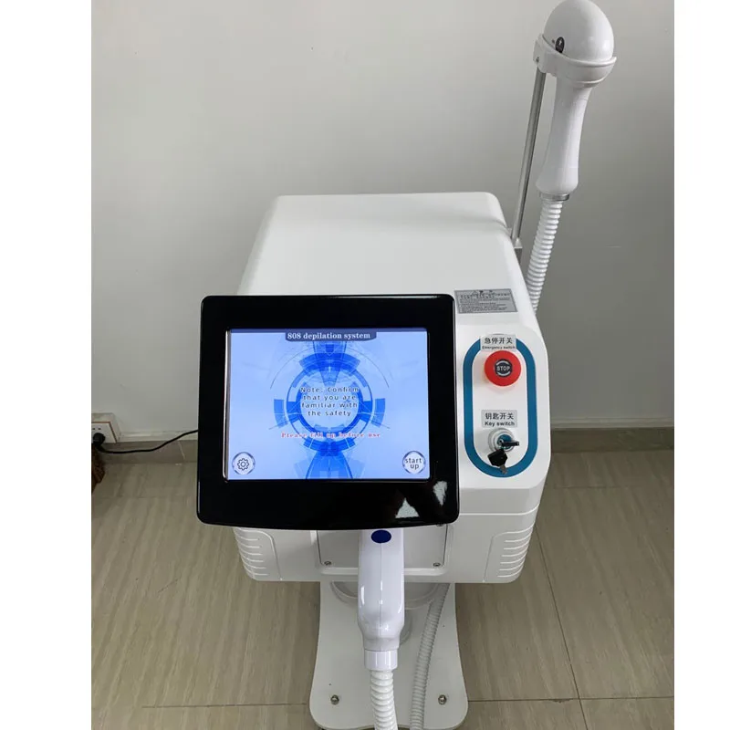 2020 Neueste 808 nm Diodenlaser schnelle Hautverjüngung Haarentfernung schmerzloses Hochleistungskühlsystem Schönheitssalonmaschine