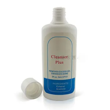 Dissolvant de vernis à ongles gel, nettoyant, plus doigt, livres de pointe, liquide, 60ml, 1 pièce