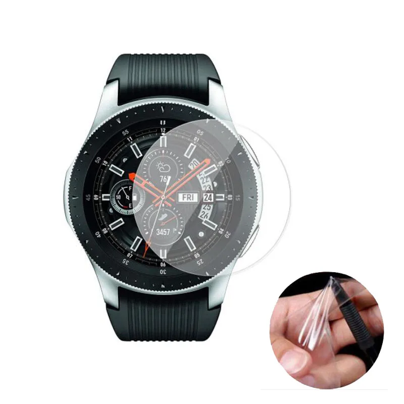 3Pc Clear ป้องกันฟิล์ม (ไม่ใช่แก้ว) สำหรับ Samsung Galaxy นาฬิกา42มม.46มม.กีฬา Smartwatch Full ป้องกันหน้าจอ