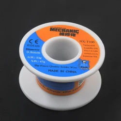 Mechanic Solder Wire 55G Sn63% Pb37% 0.3/0.4/0.5/0.6/0.8/1.0/1.2mm 183℃ Low Melting Point Welding Tin Wire BGA Soldering Tools