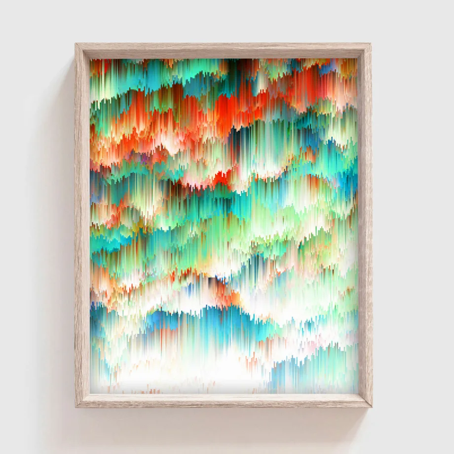 Abstract Geometric Animal Landscape Line Wall Art Canvas Painting Nordic Posters And Prints Wall