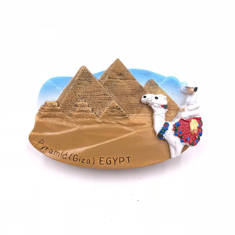 Egyptian tourist souvenir fridge sticker pharaoh mummy pyramid 3Drefrigerator black cat cleopatra fridge magnets sticker gifts