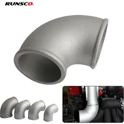 Tubo de codo de fundición, Intercooler de 90 grados, Turbo, curva apretada, aluminio, 2,0 pulgadas (51mm), 2,5 pulgadas (63mm), 3,0 pulgadas (76mm)