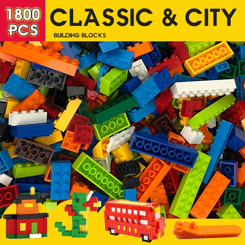 250-1800Pcs เด็ก Classic City บล็อกตัวต่อ DIY สีสันจำนวนมากอิฐชุดตัวเลขสำหรับเด็กหญิงเด็กชายเด็กของเล่นเพื่อการศึกษา