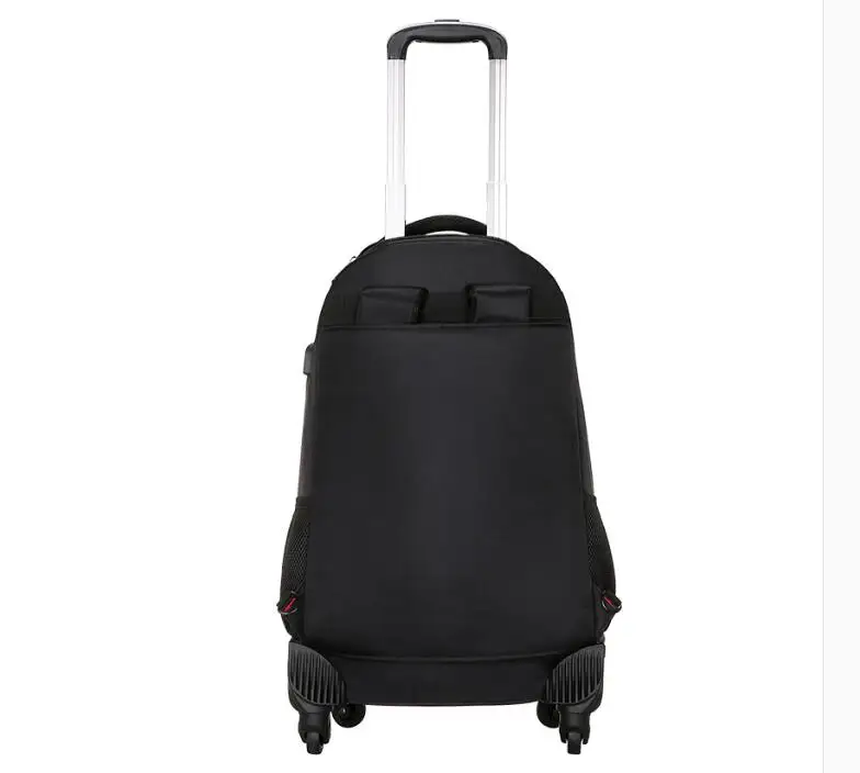 Imagem -04 - Mala de Bagagem de Rodas para Homens Trolley Bags on Wheels Bagagem Rollin Business Oxford Travel Bag