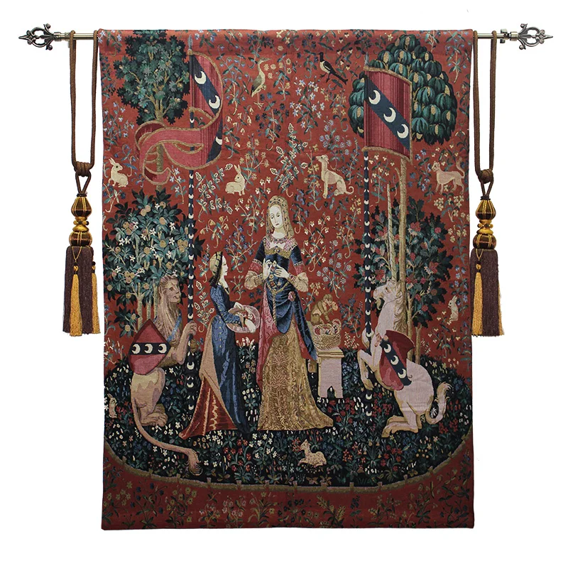 Belgium Tapestry Bedroom Artistic Tapestries Dame Series The Sense Of Smell 138*105CM,GT-XJ0051