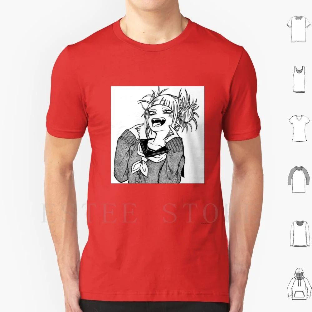 Toga Himiko T Shirt Men Cotton 6xl Toga Toga Himiko Yandere Crazy Psycho Hot Manga Mha Bnha Boku No Hero Academia Cosplay Anime