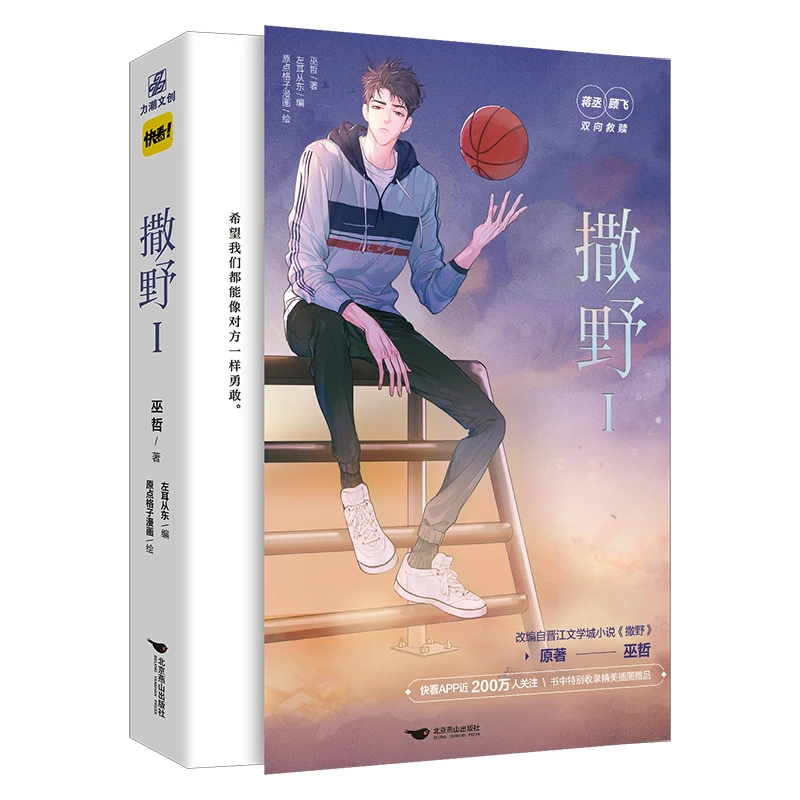 New Sa Ye Official Comic Book Volume 1 by Wu Zhe Youth Literature Campus Love Chinese BL Manga Book Special Edition