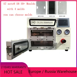 TBK 14 Inch Touch Screen 508A All In One Curved Screen lcd Edge Oca Laminating and Debubble Machine with 4 Moulds