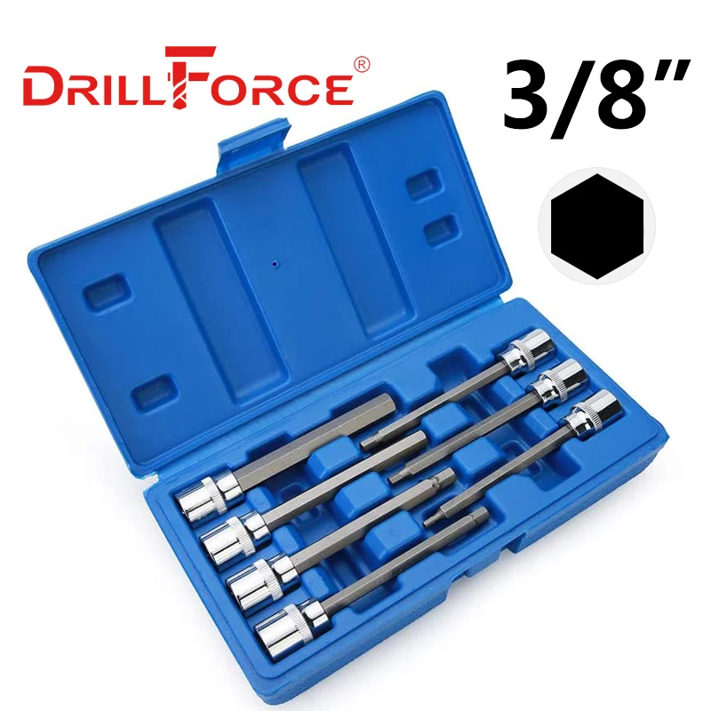 Drillforce 7PCS H3-H10 3/8