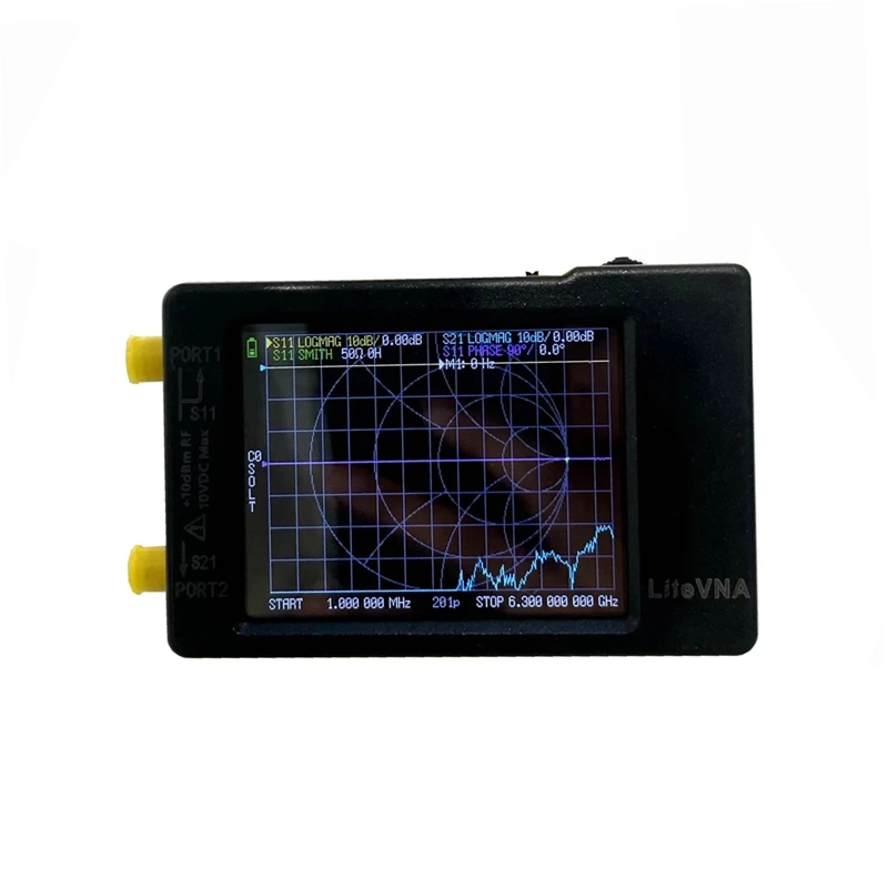 Imagem -02 - Nova Litevna62 50khz6.3ghz Litevna 2.8 Touch Screen Vector Network Analyzer Analisador de Antena hf Vhf Uhf Atualização de Nanovna