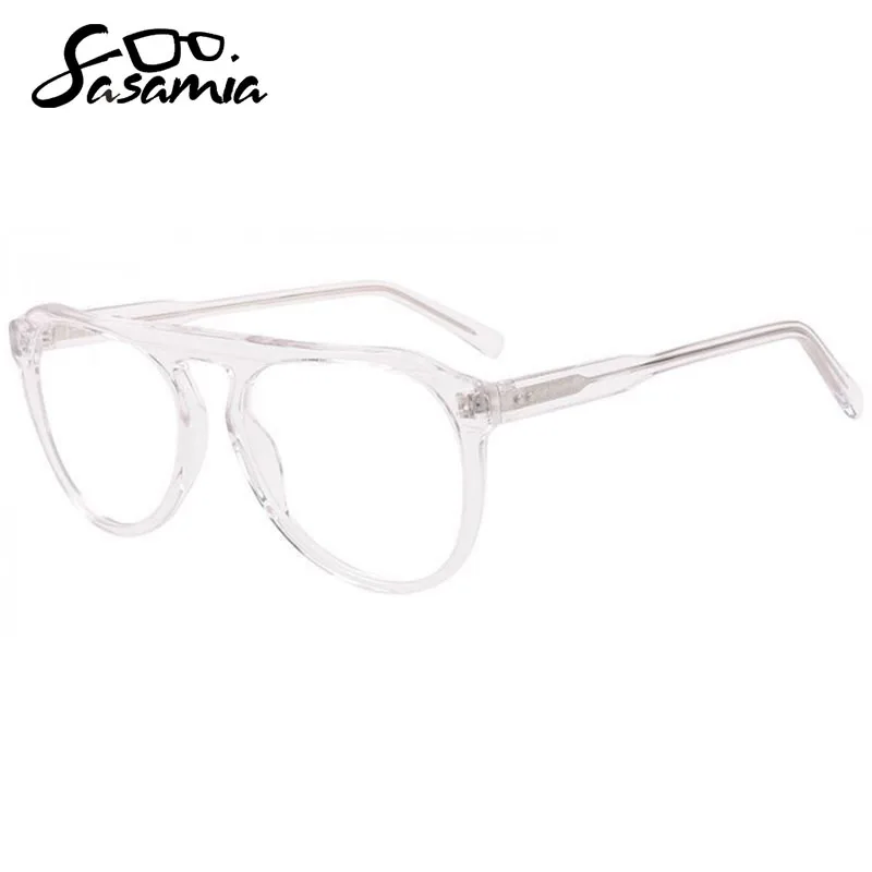 SASAMIA Male Frame Reading Glasses For Men Women Computer Optical Eyeglasses Hyperopia Pilot Anti Blue Reading Glasses Eyewear