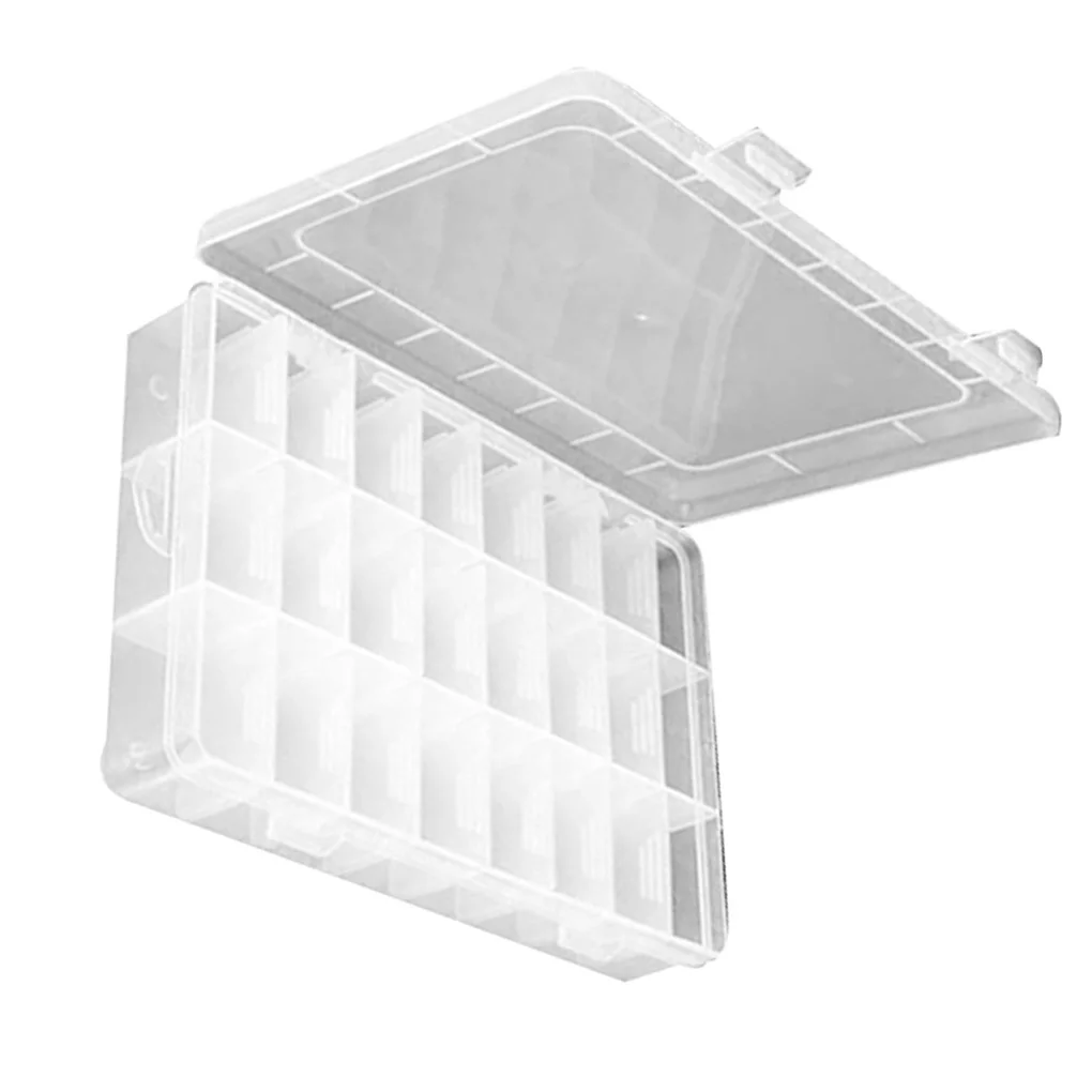 Storage Box Jewelry Part Containers Transparent DIY Parts Holders Small Items Boxes Organizer Case Sundries Holder