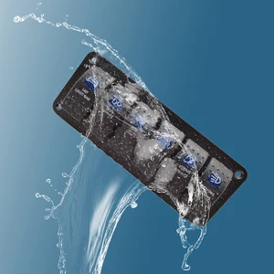 2 4 6 gang dupla led painel interruptor de balancim barco marinho para o caminhão barco carro interruptor do painel interruptor interruptor do isqueiro interruptor interruptor interruptor interruptor 12 principais vendas lancha painel - №11