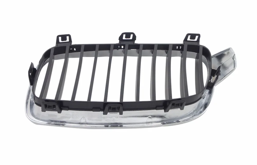 1Pcs Chrome Front Kidney Hood Grille Grill Right Passenger Side 51137255412 For BMW 3series F35 2012-2014