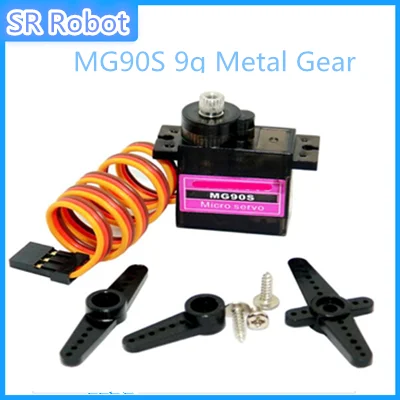 5 sztuk/partia MG90S 9g Metal Gear cyfrowy Micro DC 3-Servos 9g dla Robot Arm 450 RC Robot helikopter samolot łódź samochód chwytak...