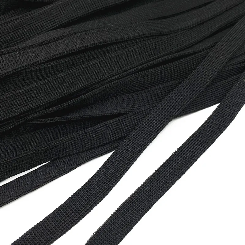 5 Yards 10mm Micro Elastic Ribbon Edging Strip Knitted Belt Trousers Waistband Drawstring Home Textile Clothing Accessories