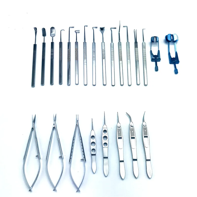 

Stainless steel Strabismus forceps Ophthalmic scissors needle holder