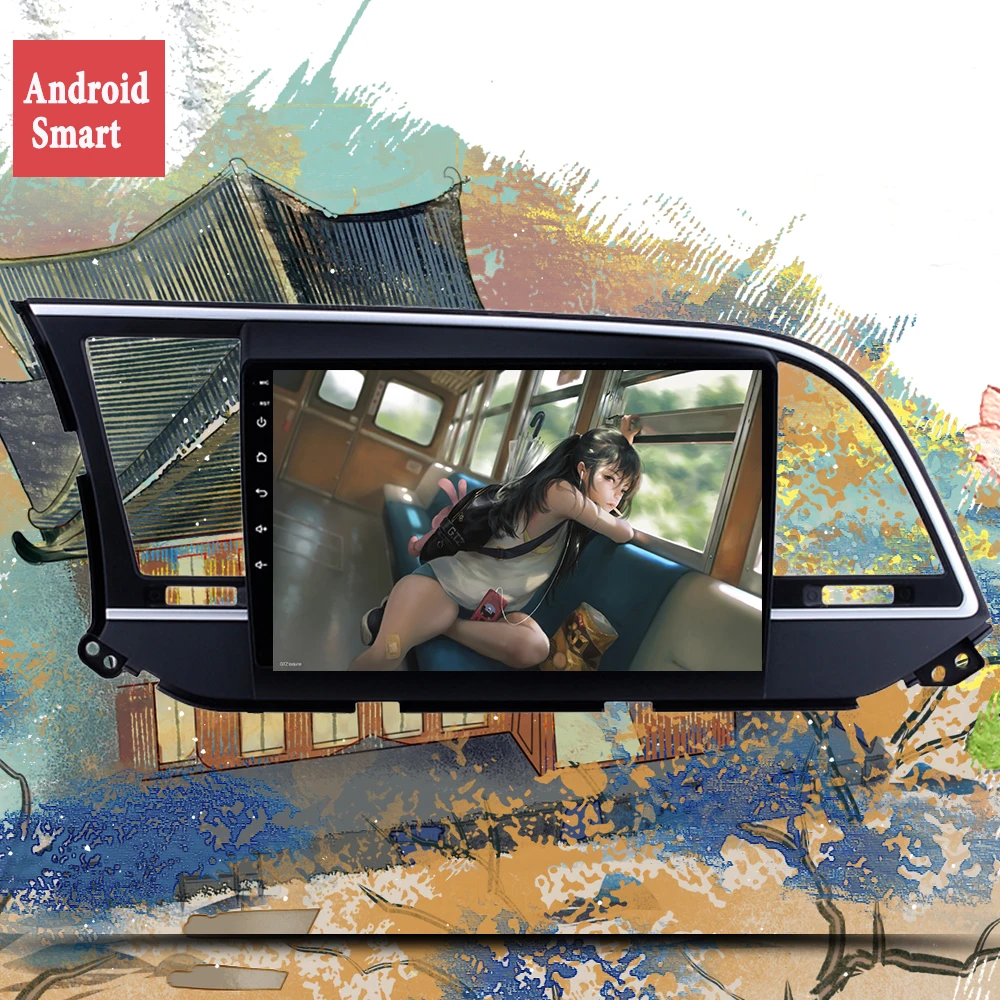 

Auto Android 14.0 Car Radio For Hyundai Elantra 2016 2017 2018 GPS Navigation DSP Multimedia Player CarPlay Unit