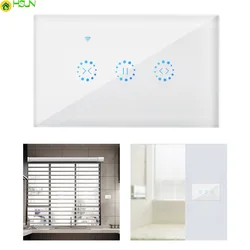 Ewelink smart curtain motor Electrical Blinds WiFi Switch Touch APP Voice Control by Alexa Echo Google Home AC 110 V 220V  EU/US