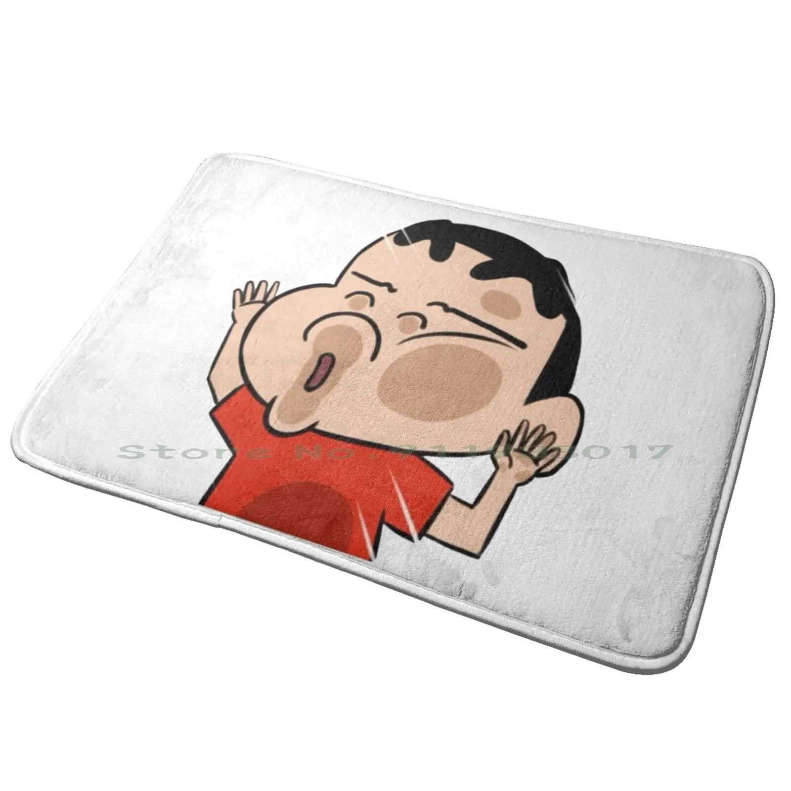 Crayon 4 Entrance Door Mat Bath Mat Rug Anime Game Manga Kakaroto Super 1 Super 2 Badass Super Gt Z Heroes Cool Fun Power Super