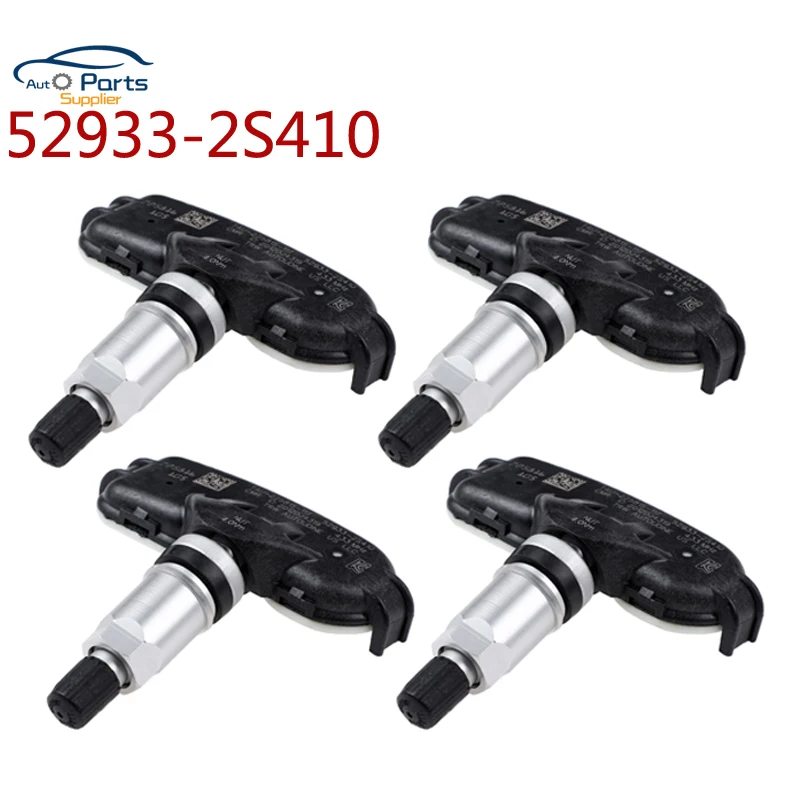 YAOPEI 4pcs 52933-2S410 529332S410 TPMS Tire Pressure Monitor Sensor 433MHZ For Hyundai Ix35 Tucson For Kia Sportage