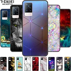 Soft Silicone Phone Case For vivo V21 5G 4G V21E V2027 Y11S Y12S V20 V2025 V 21E TPU Coque Cover for Vivo V 21e 21 Protective