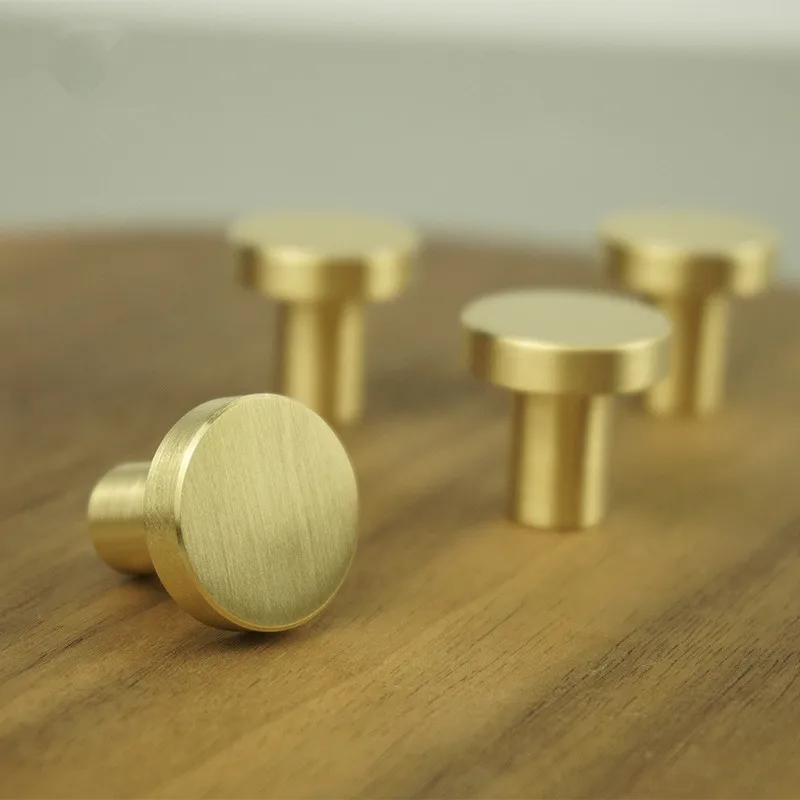 Brass Gold Cabinet Knobs and Handles Furniture Handles Drawer Knobs Copper Kitchen Knobs Cabinet Pulls