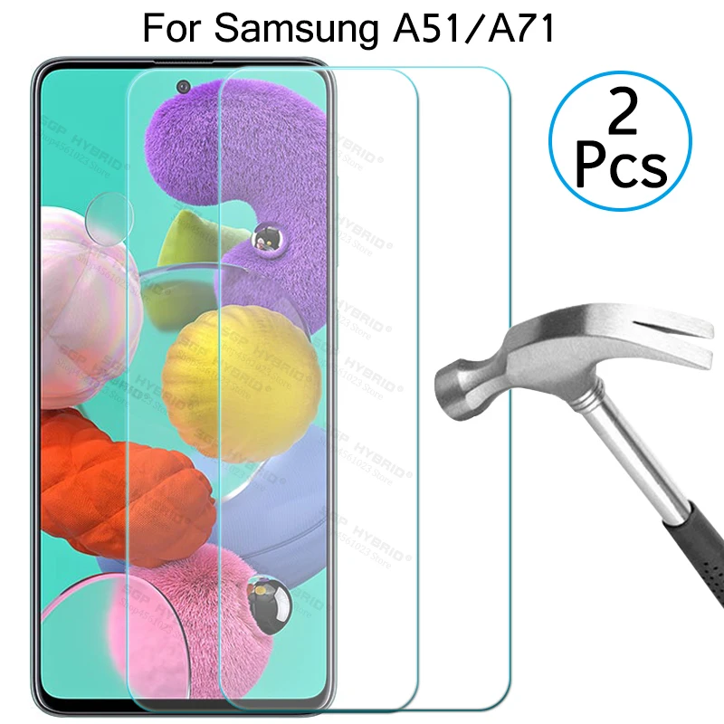 original protective glass for samsung a51 a71 tempered glas screen protector for galaxy a 51 71 51a 71a film samsunga51 glass