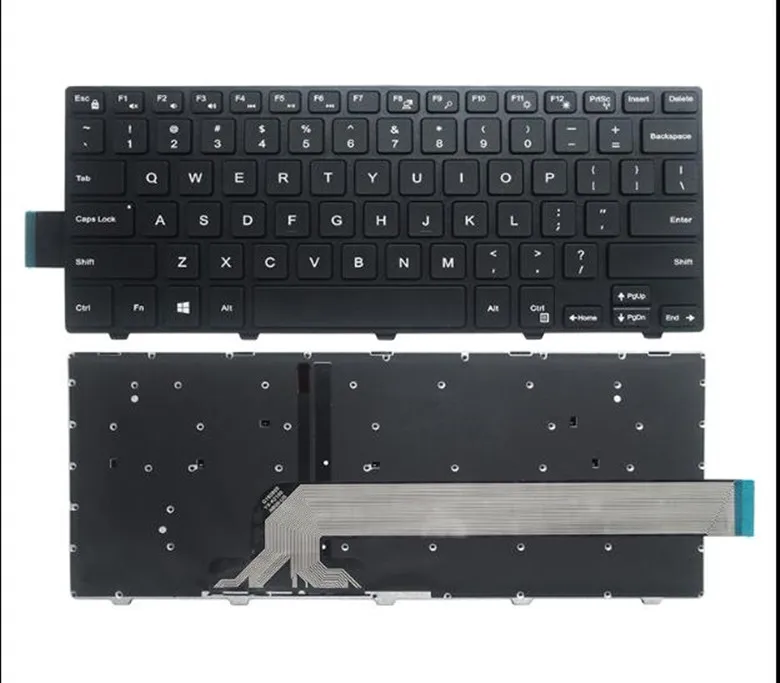 New for Dell Latitude 3450 3460 3470 3480 for Inspiron 14 5448 5451 5455 series Laptop Keyboard with backlit US/spanish layout