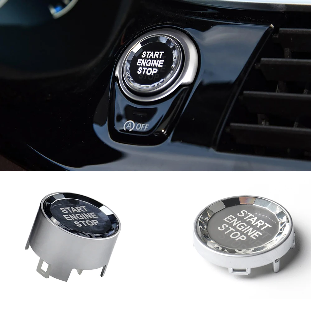 Crystal Styling Car Start Stop Engine Switch Button Cover Trim For BMW E81 E87 E60 E90 E92 E70 F25 F26 G30 F20 F22 F30 F10 F32