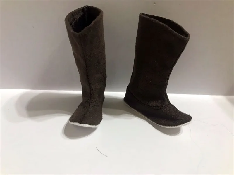 Коллекционные ботинки из ткани с изображением старинного солдата, модель Цзинь и Вэй, черного цвета, 1/6