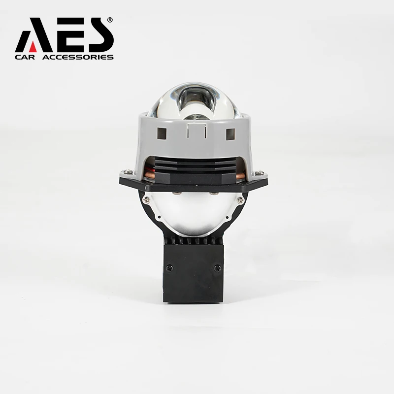 AES Bi-LED Projector Lens 6000K Curved Surface 60W 6000K Bi LED Headlight  Universal Installation Car Accessories