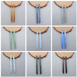 B&F Earring Beads for Jewelry Making, Handmade Natural stones beads, Polished Stones for jewelry Making Supplies