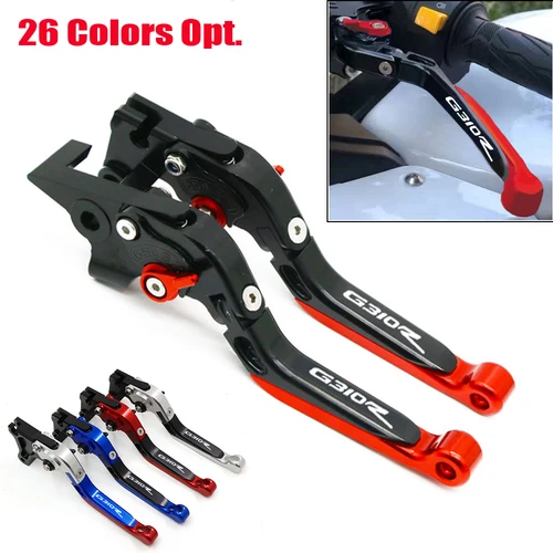 Accesorios de motocicleta palancas de embrague de freno plegables extensibles ajustables para BMW G310R G310 R G 310 R G310GS G310 GS 2017-2020