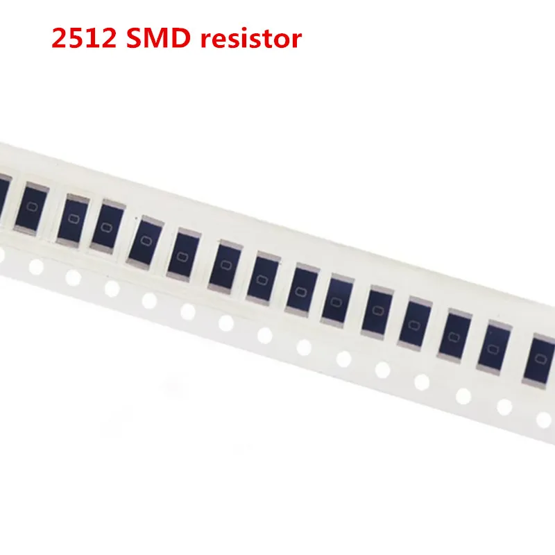 50Pcs 2512 resistore fisso chip SMD 1% 1W 0.1R 0.01R 0.05R 0.001R 0.33R 0.5R 1R 0R 10R 100R 2W 0.001 0.01 0.1 0.33 0.05 1 0 ohm