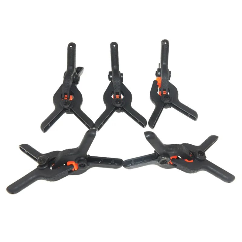 

10pcs Universal Plastic Clips Clamp Fixture Fastening Tools for Woodworking Spring Clip Studio Background Clip 2'' 3'' 4‘’ inch