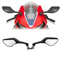Espejos retrovisores para motocicleta, señal de giro LED para Honda CBR1000RR CBR 1000RR 2017 2018 2019 2020 2021 2022 2023 2024 2025