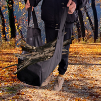 New Portable Firewood Wood Log Carrier Bag Outdoor Camping Firewood Holder Carry Storage Bag Handbag Wood Handling Canvas Bag