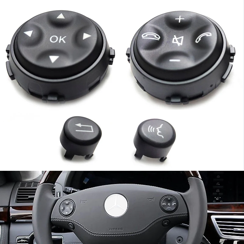 

Car Multi-function Steering Wheel Push Buttons Repair Kit For Mercedes Benz S CLASS W221 S280 S300 S350 S400 S600 2006-2009
