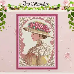 Elegant Lady Patterns Counted Cross Stitch Wholesale DIY 11CT 14CT Chinese DMC Cross-Stitch Kits Handmade Embroidery Needlework