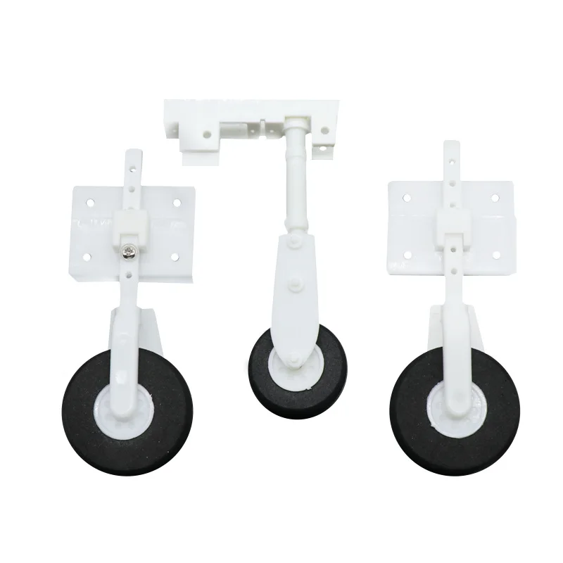 3Tires Landing Gear Set Fall-resistant Su Su27 Aircraft Model Aircraft Accessories Fixed-wing Airplane