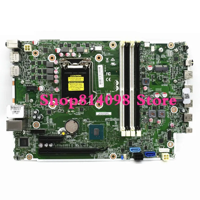 

MOTHERBOARD For HP 600 G3 SFF Desktop Motherboard 911988-001 911988-601 901198-001 LGA1151 SR2WE Q270 DDR4 100% Tested Fast Ship