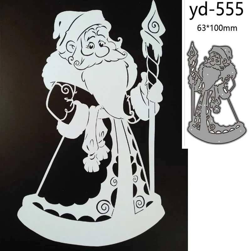 Metal Cutting Dies Cut Mold Santa Claus Decoration Scrapbook Paper Craft Knife Mould Blade Punch Stencils