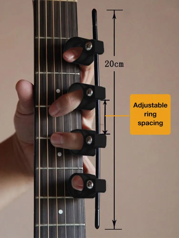 Portable Guitar Trainer Tool Acoustic Guitar Extender Musical Finger Extension Instrument Accessories Finger Expansion Sleeves