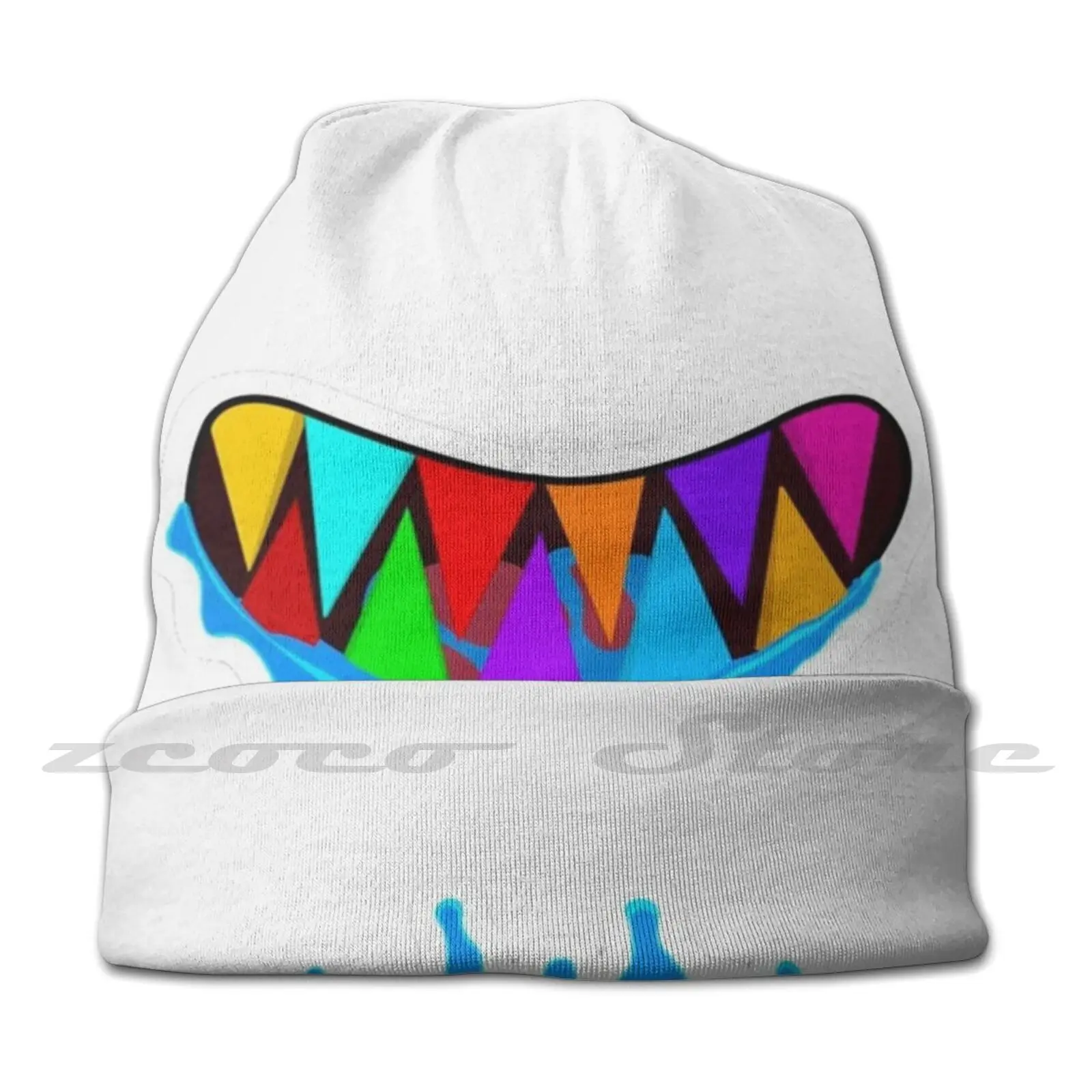 6Ix9Ine Teeth Personalized Pattern Knit Hats Plus Size Elastic Soft Cap 6Ix9Ine Shark 6Ix9Ine Shark Chain 6Ix9Ine Shark 6Ix9Ine