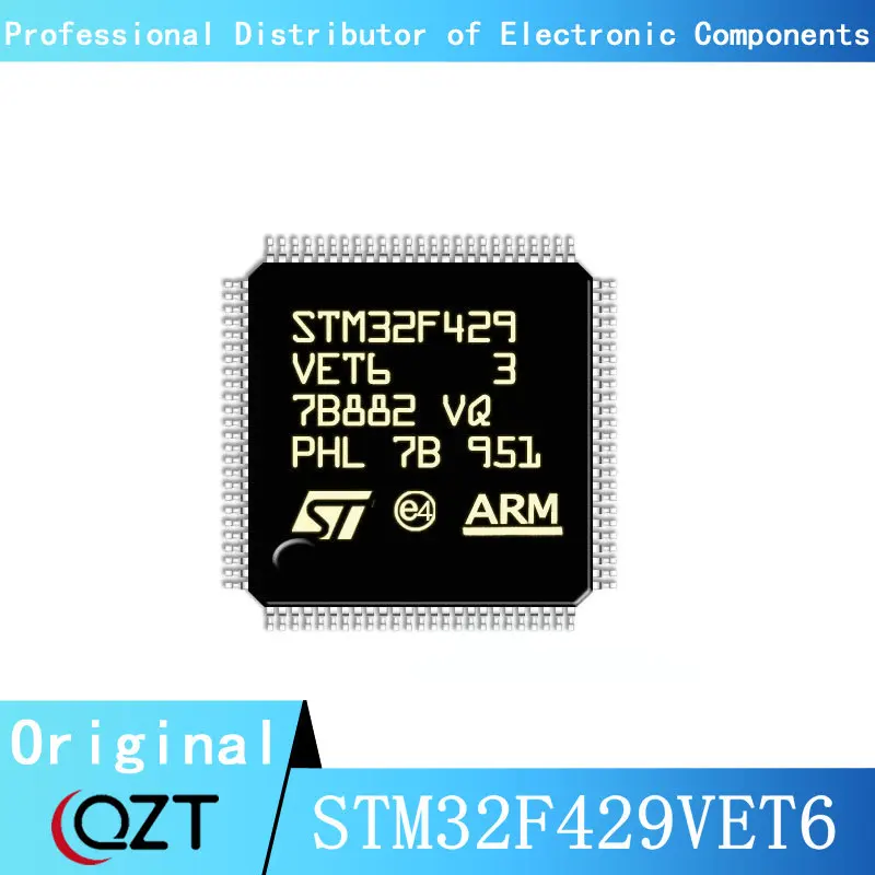 10pcs/lot STM32F429 STM32F429VE STM32F429VET6 LQFP-100 Microcontroller chip New spot