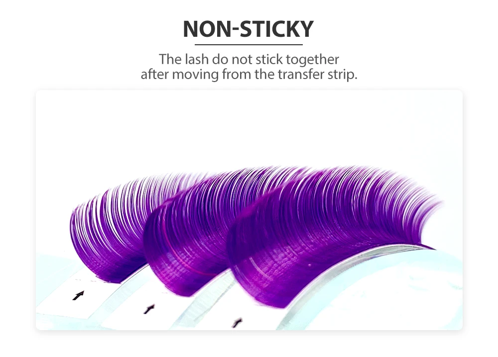 NATUHANA Wimpernverlängerung, einzelne farbige Wimpern, künstliche Nerzwimpern für farbiges Make-up, Wimpernverlängerungszubehör, Maquiagem – Detail 10