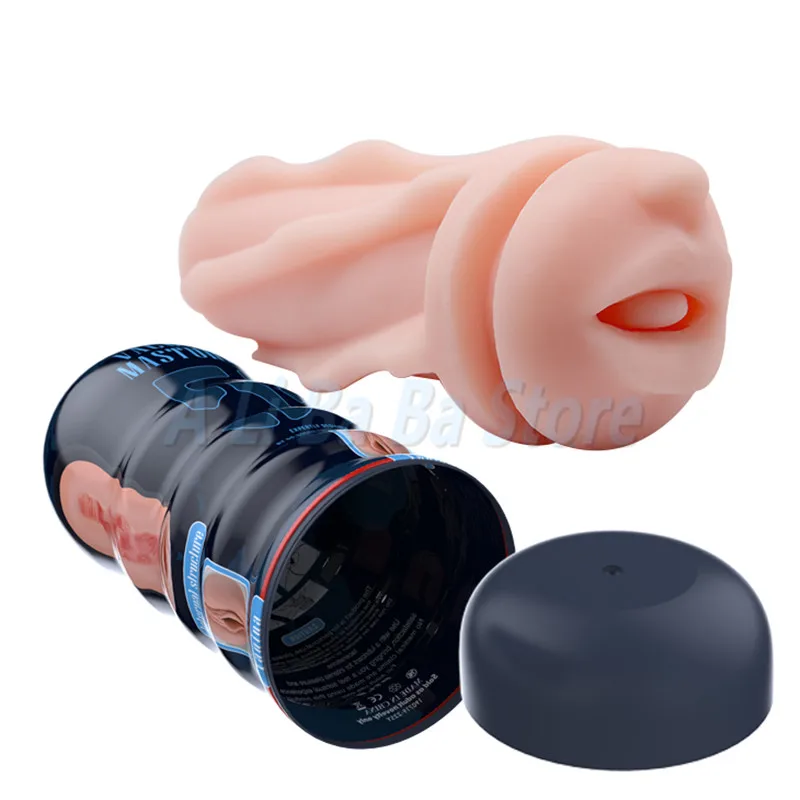 New Vagina/Mouth/Anal Type Sex Cup Male Masturbator Realistic Vagina And Oral Sex Vacuum Cup Adult Sex Toy Pocket Pussy For Men