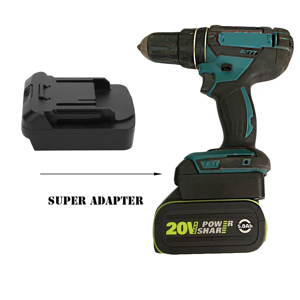 Adaptador de Bateria para Worx 20v Pinos para Makita 18v Lxt Ferramenta para Uso em Série Bl1820 Bl1840 Bl1850